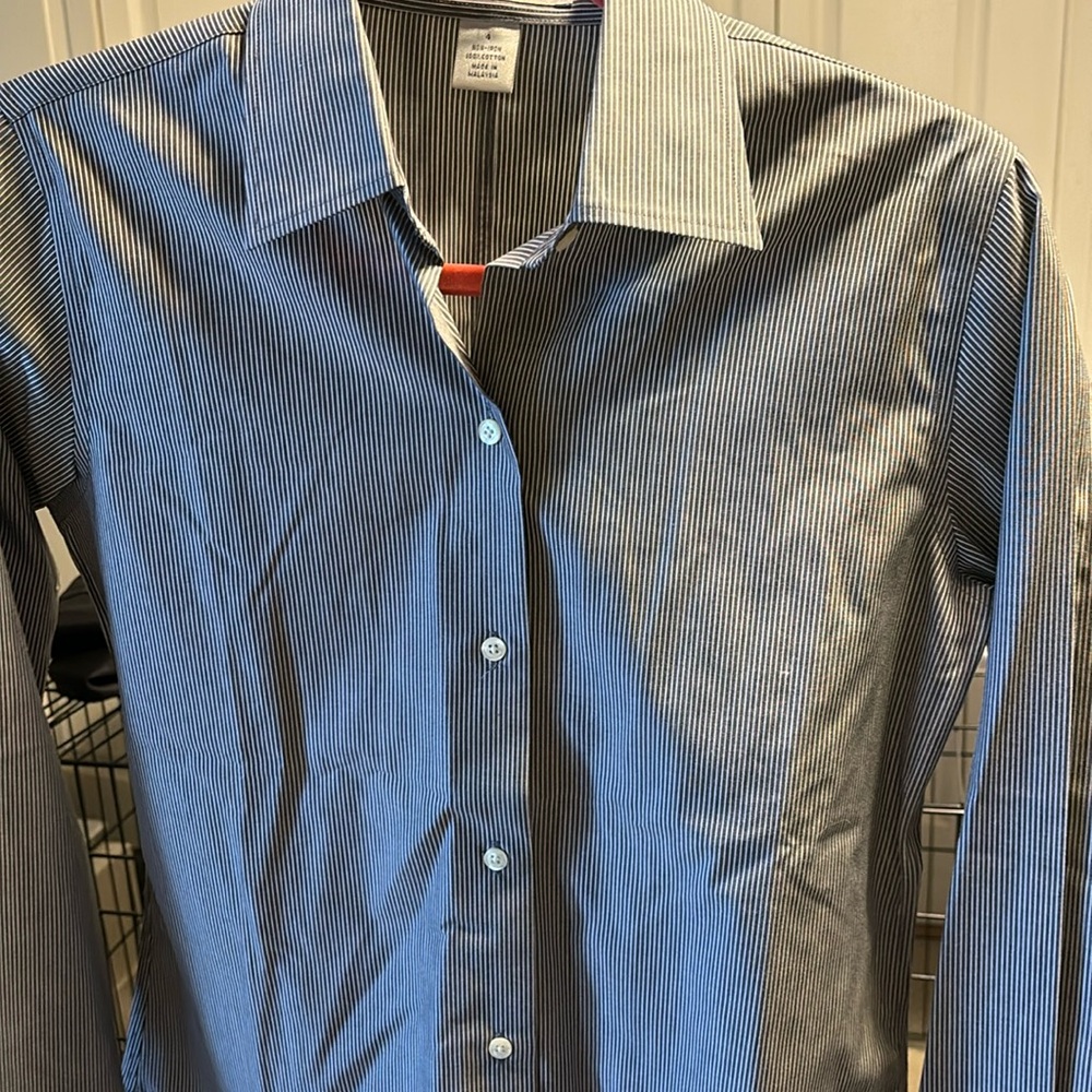 Brooks Brothers Button Down Blue Pin Stripe